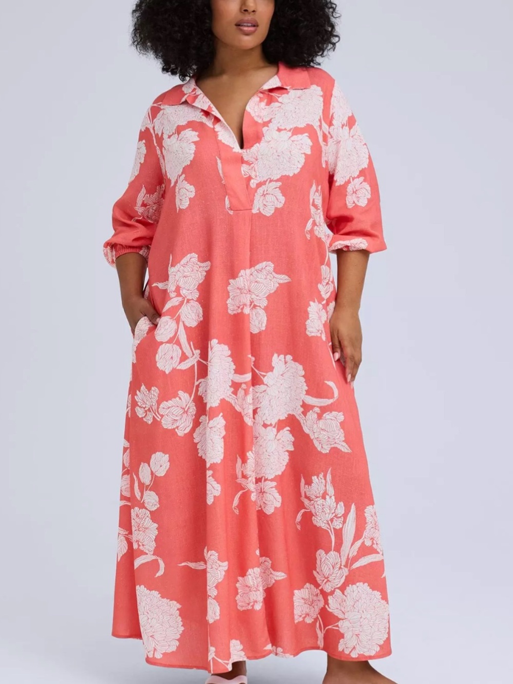 Belle Isle Collared Maxi Dress